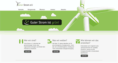 Desktop Screenshot of gruen-strom.de